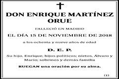 Enrique Martínez Orue